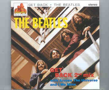 The Beatles – Get Back 2nd Mix ( Strawberry ) front cover The Beatles - Get Back 2nd Mix ( Strawberry ) front cover