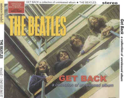 The Beatles – Get Back a Collection of Unreleased Albums ( 4 CD SET ) ( Misterclaudel ) front cover The Beatles - Get Back a Collection of Unreleased Albums ( 4 CD SET ) ( Misterclaudel ) front cover