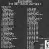 The Beatles - Get Back Journals II ( Vol 1 & 2 )( Twickenham Sessions , January 1969 ) ( Vigotone ) ( 2 CD SET )