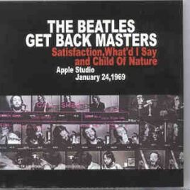 The Beatles - Get Back Masters ( Apple Studios ) front cover
