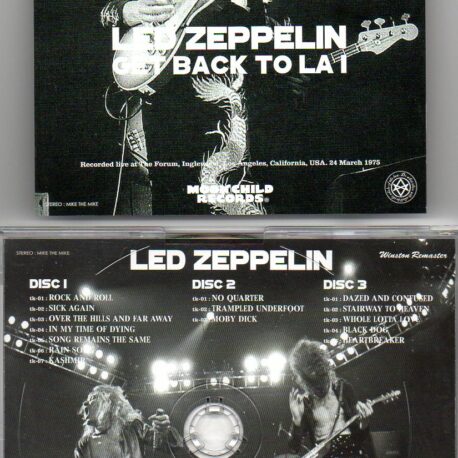 Led Zeppelin - Get Back To LA I ( 3 cd set ) ( The Forum , Inglewood , LA , CA , March 24th , 1975 )