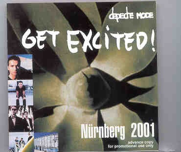Depeche Mode – Get Excited ( 2 CD set ) ( Recorded Live In Nuremberg , Germany , 2/10/2001 ) front cover Depeche Mode - Get Excited ( 2 CD set ) ( Recorded Live In Nuremberg , Germany , 2/10/2001 ) front cover