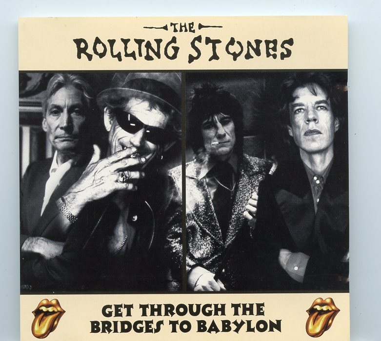 Rolling Stones – Get Though The Bridges To Babylon ( 2 CD ) ( Live in Soldier Field , Chicago , September 23rd , 1997 ) front cover Rolling Stones - Get Though The Bridges To Babylon ( 2 CD ) ( Live in Soldier Field , Chicago , September 23rd , 1997 ) front cover