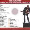Paul McCartney - Gijon ( 3 cd set ) ( Estadio El Molino , Gijon , Spain , May 25th , 2004 )( Piccadilly Circus )