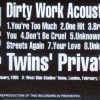 Rolling Stones - Glimmer Twins Private Tapes  ( Dirty Work Acoustic Sessions )