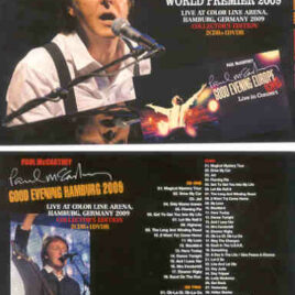 Paul McCartney - Good Evening Hamburg ( 2 CD + 1 DVD SET ) ( Color Line Arena , December 2nd , 2009 )
