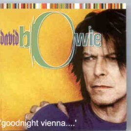 David Bowie - Goodnight Vienna ( 2 CD SET ) ( Libro Music Hall , Vienna , Austria , October 17th , 1999 ) front cover