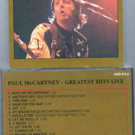 Paul McCartney - Greatest Hits Live ( Chartbusters )