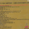 Paul McCartney - Greatest Hits Live ( Chartbusters )