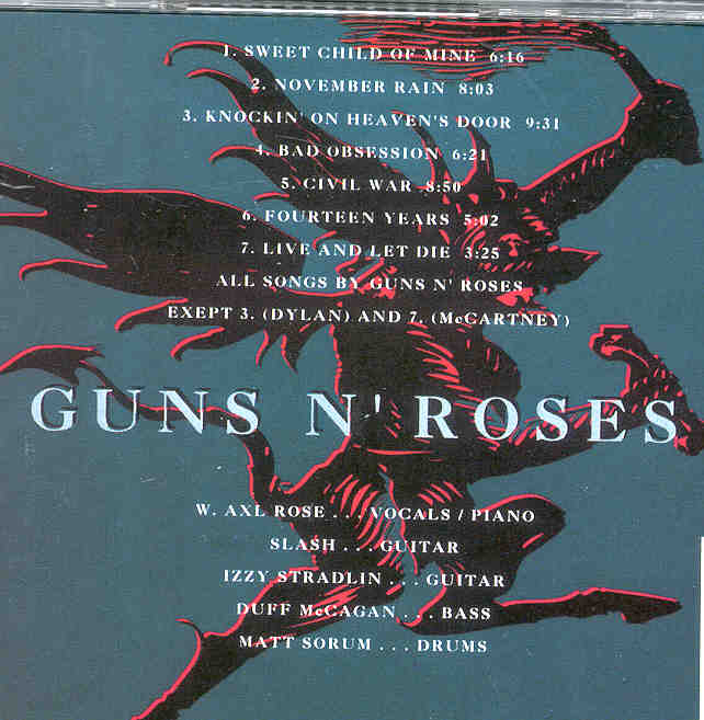 Guns N' Roses - Live At The Tacoma Dome 1991