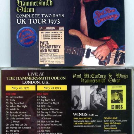 Paul McCartney & Wings – Hammersmith Odeon Complete Two Days UK Tour 1973 (2 CD)