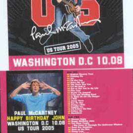 Paul McCartney - Happy Birthday , John ( 2 CD set ) ( Washington , DC , October 8th , 2005 )