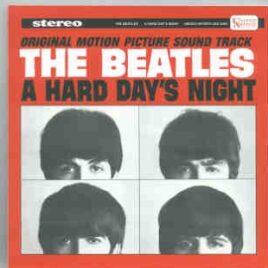 The Beatles - A Hard Day's Night Original Soundtrack  ( US Stereo ) front cover