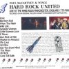 Paul McCartney - Hard Rock United  ( Misterclaudel )  ( Hard Rock Manchester , UK , May 17th , 1973 )