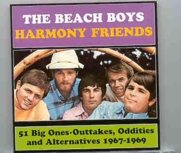The Beach Boys – Harmony Friends ( 51 Oddities- Outtakes and Alternates 1967-1969 ) ( 2 CD set ) front cover The Beach Boys - Harmony Friends ( 51 Oddities- Outtakes and Alternates 1967-1969 ) ( 2 CD set ) front cover