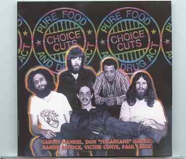 Harvey Mandel – Choice Cuts ( Pure Food & Drugs Co. ) front cover Harvey Mandel - Choice Cuts ( Pure Food & Drugs Co. ) front cover