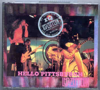 Led Zeppelin – Hello , Pittsburgh ( 2 CD SET ) ( Rivers Stadium , Pittsburgh , Pennsylvania , July 24th , 1973 ) front cover Led Zeppelin - Hello , Pittsburgh ( 2 CD SET ) ( Rivers Stadium , Pittsburgh , Pennsylvania , July 24th , 1973 ) front cover