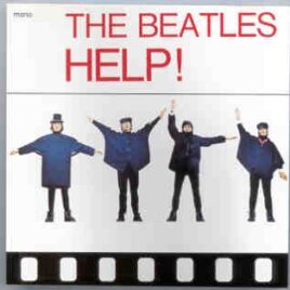 The Beatles - Help !  Mono ( Rare German Cover ) front cover