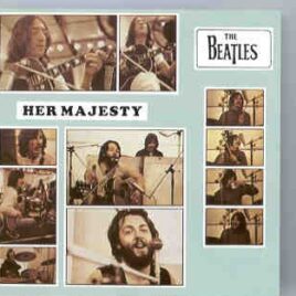 The Beatles - Her Majesty ( Rare German release ) front cover