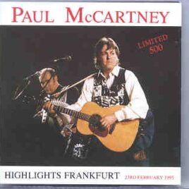 Paul McCartney - Highlights Frankfurt 1993 front cover