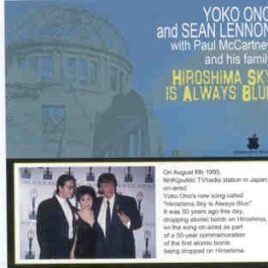 Paul McCartney - Hiroshima Sky Is Always Blue ( Sean Lennon , Yoko Ono and Paul McCartney ) front cover