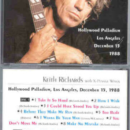 Rolling Stones - Hollywood Palladium ( Los Angeles , December 15th , 1988 )( Keith Richards )( Mistral )( 2 CD!!!!! set )