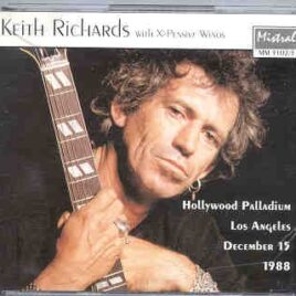 Rolling Stones - Hollywood Palladium ( Los Angeles , December 15th , 1988 )( Keith Richards )( Mistral )( 2 CD set ) front cover