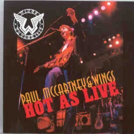 Paul McCartney - Hot As Live  ( 2 CD set ) ( BMW ) front cover