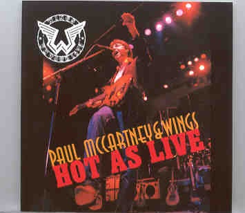 Paul McCartney – Hot As Live ( 2 CD set ) ( BMW ) front cover Paul McCartney - Hot As Live ( 2 CD set ) ( BMW ) front cover