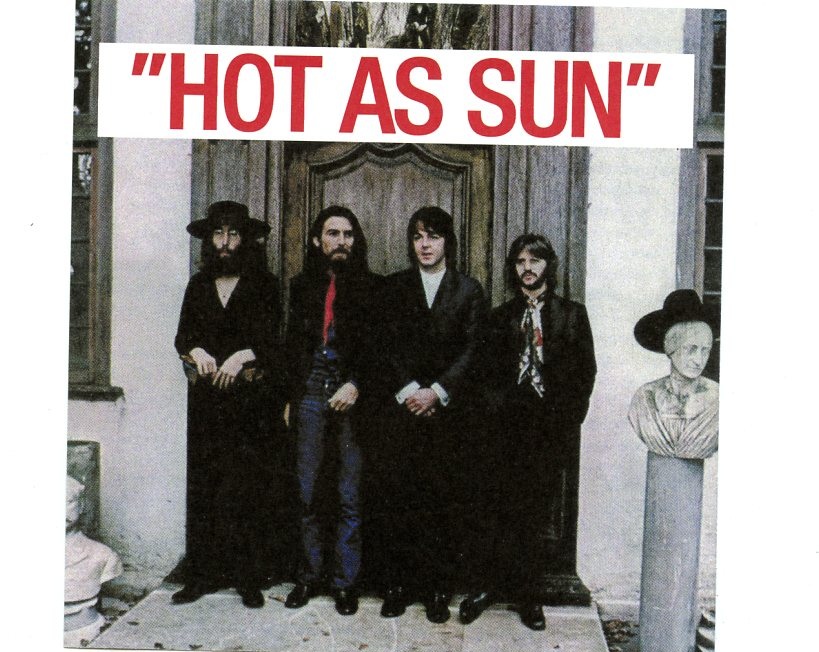 The Beatles – Hot As Sun ( Green Apple ) front cover The Beatles - Hot As Sun ( Green Apple ) front cover