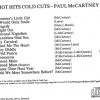Paul McCartney - Hot Hits Cold Cuts ( RAM ON )