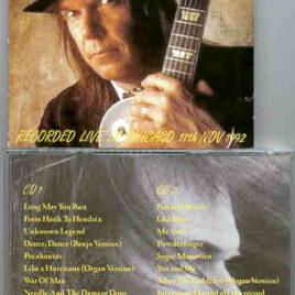 Neil Young / CSNY - Hurricane ( 2 CD set )( Live in Chicago , November 17th , 1992 )