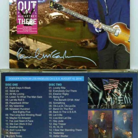 Paul McCartney - I Bleed Dodger Blue (2CD)  ( Piccadilly Circus )  ( Dodger Stadium Los Angeles CA USA August 10, 2014 )