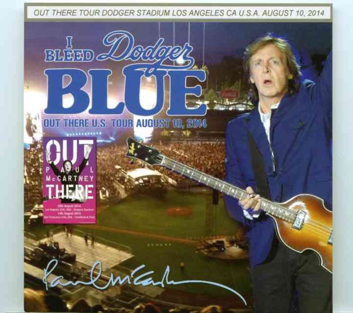 Paul McCartney – I Bleed Dodger Blue (2CD) ( Piccadilly Circus ) ( Dodger Stadium Los Angeles CA USA August 10, 2014 ) front cover Paul McCartney - I Bleed Dodger Blue (2CD) ( Piccadilly Circus ) ( Dodger Stadium Los Angeles CA USA August 10, 2014 ) front cover