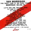 Van Morrison - If You Don't Like It Go Fuck Yourself ( Montreaux June 30th , 1974 )