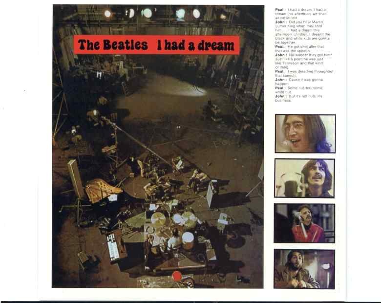 The Beatles – I Had A Dream ( King Records Ltd. – MLK 001 ) ( Misterclaudel ) front cover The Beatles - I Had A Dream ( King Records Ltd. - MLK 001 ) ( Misterclaudel ) front cover