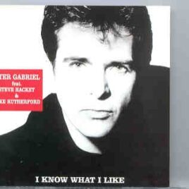 P. Gabriel  /  GENESIS  /  P. Collins - I Know What I Like  ( Peter Gabriel ) ( Giants Stadium  , 1986 ) front cover
