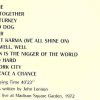 John Lennon - Imagine Live 1972  ( On Stage Recs )
