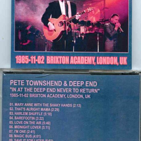 The Who - In At The Deep End Never To Return ( Brixton Academy , London , UK , November 2nd , 1985 )