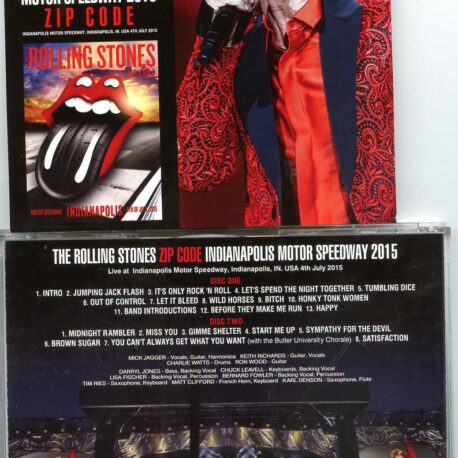 The Rolling Stone – indianapolis Motor Speedway 2015 - ZIP CODE (2 CD)