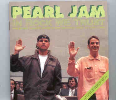Pearl Jam – In Rock We Trust ( 2 CD SET )( Red Phantom – Great Dane ) ( California October 1994 ) front cover Pearl Jam - In Rock We Trust ( 2 CD SET )( Red Phantom - Great Dane ) ( California October 1994 ) front cover