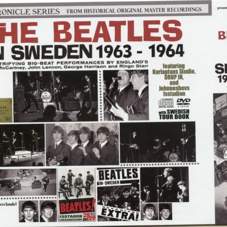 The Beatles - In Sweden ( 2 CD + 2 DVD SET With Slipcase ) ( Misterclaudel )