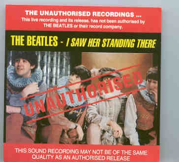 The Beatles – I Saw Her Standing There ( Aussie Palomino ) front cover The Beatles - I Saw Her Standing There ( Aussie Palomino ) front cover