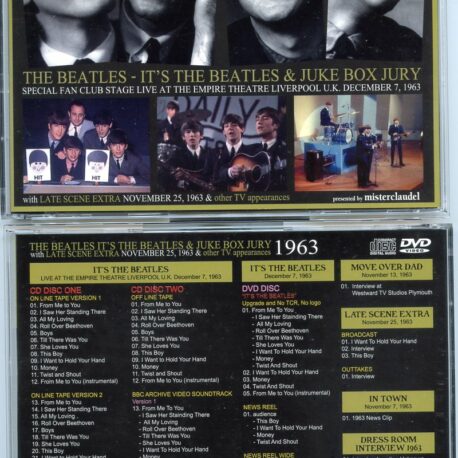 The Beatles – It´s The Beatles & Juke Box Jury 1963 (2 CD + 1 DVD)