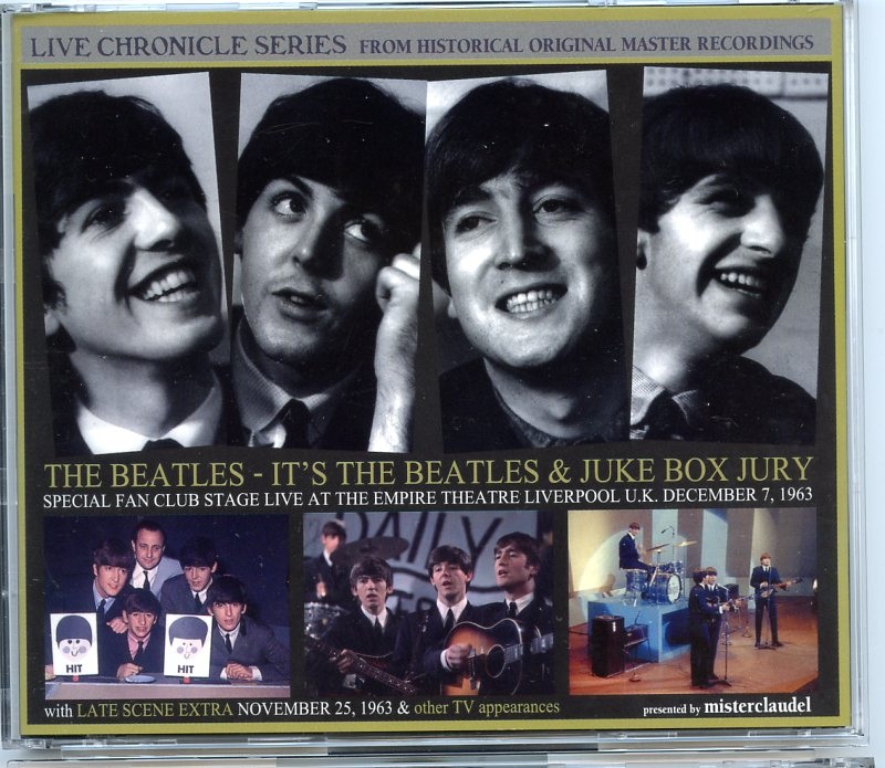 The Beatles – It´s The Beatles & Juke Box Jury 1963 (2 CD + 1 DVD) front cover The Beatles – It´s The Beatles & Juke Box Jury 1963 (2 CD + 1 DVD) front cover