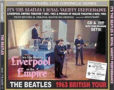 The Beatles – It’s The Beatles & Royal Variety Performance ( 1 CD + 1 DVD SET ) ( Misterclaudel ) front cover The Beatles - It's The Beatles & Royal Variety Performance ( 1 CD + 1 DVD SET ) ( Misterclaudel ) front cover