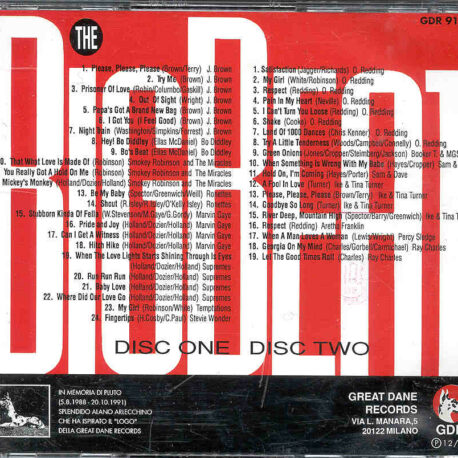 James Brown - The BIG BEAT ( 2 CD set w / Marvin Gaye - Bo Diddley-O. Redding ) ( Great Dane )