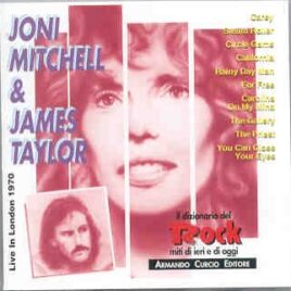 James Taylor - Live In London 1970 ( With Joni Mitchell ) front cover