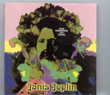 Janis Joplin – Texas International Pop Festival 1969 ( Oh Boy Recs ) front cover Janis Joplin - Texas International Pop Festival 1969 ( Oh Boy Recs ) front cover