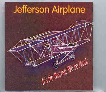 Jefferson Airplane – It’s No Secret We’re Back front cover Jefferson Airplane - It's No Secret We're Back front cover